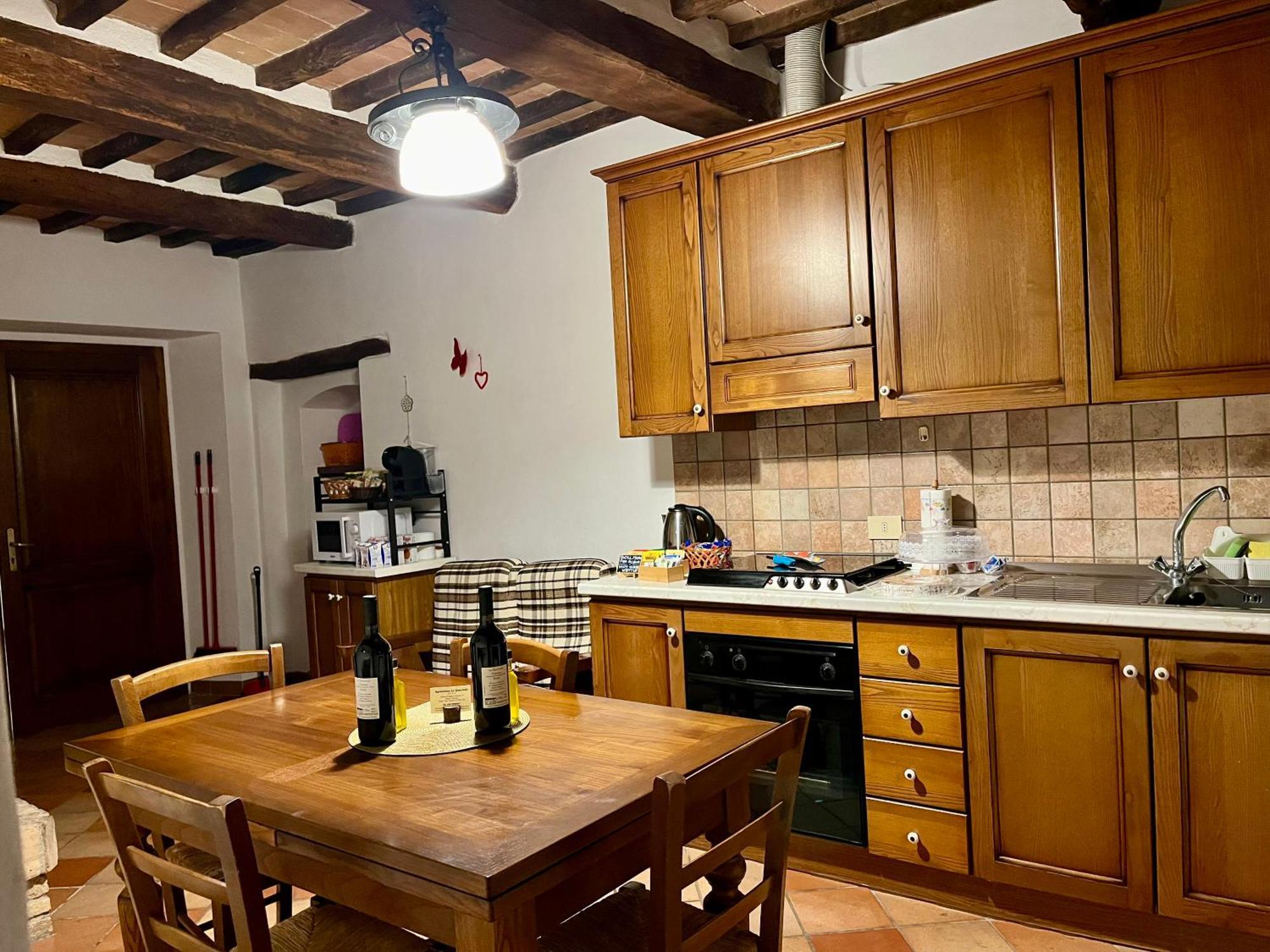 Agriturismo Le Querciole In Val D'Orcia Bagno Vignoni Rum bild