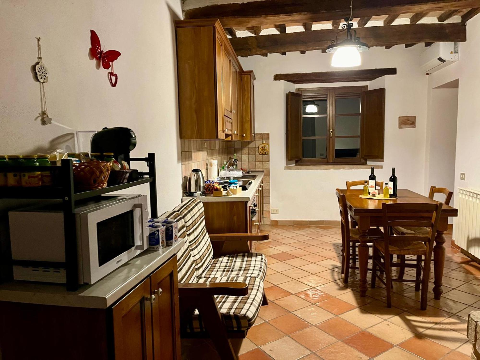 Agriturismo Le Querciole In Val D'Orcia Bagno Vignoni Rum bild