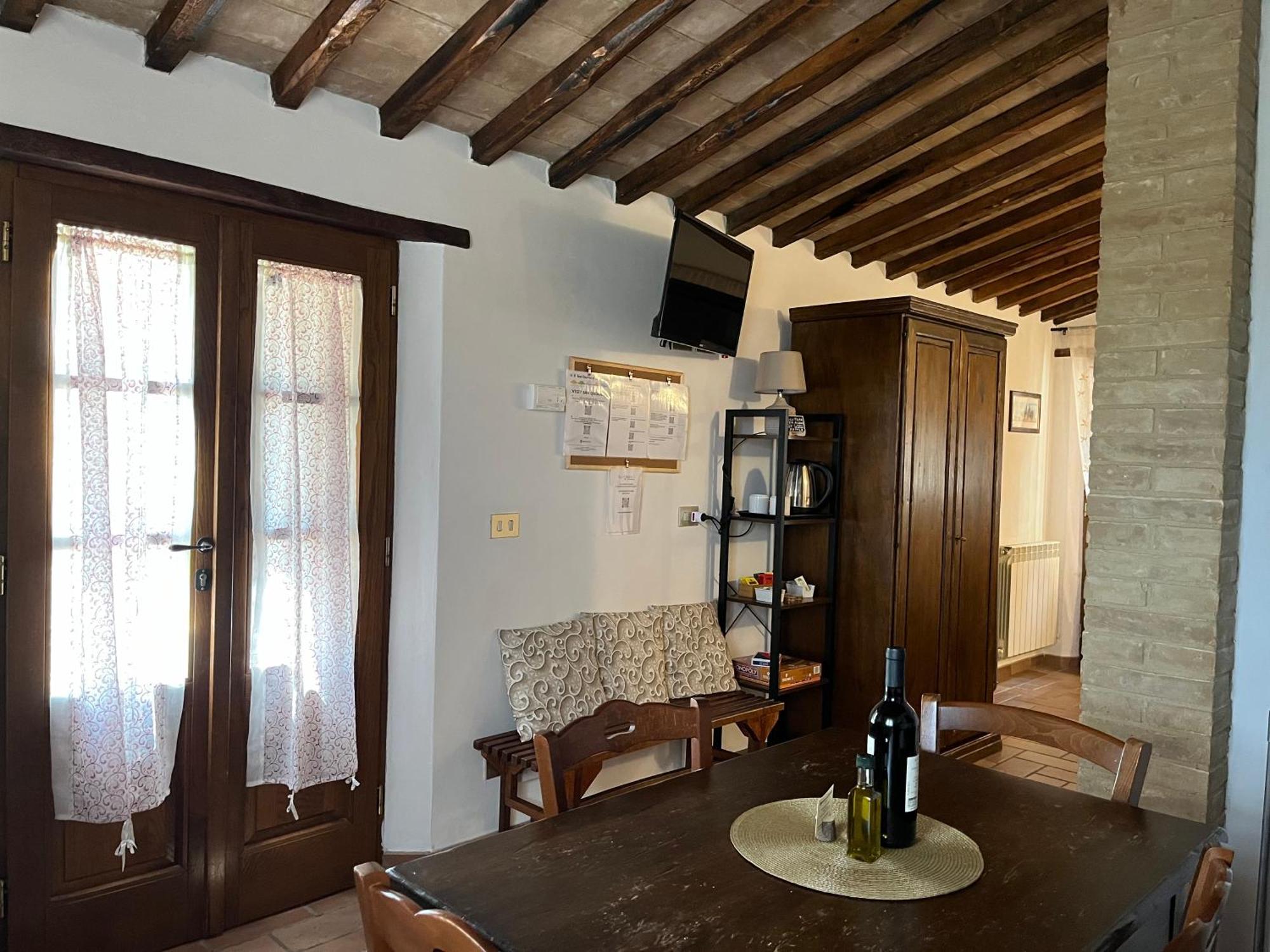 Agriturismo Le Querciole In Val D'Orcia Bagno Vignoni Rum bild